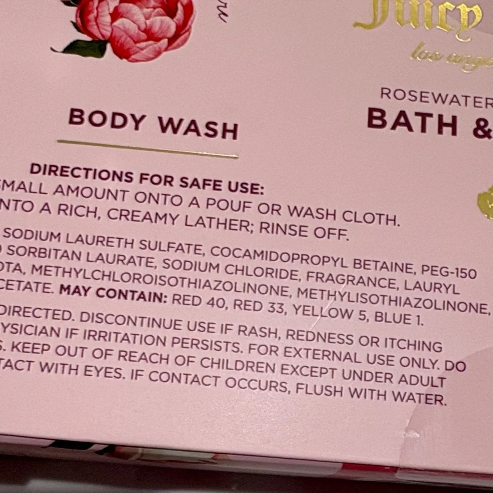 Juicy Couture Pink & Purple Body Wash Set - Picture 5 of 6
